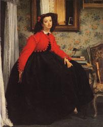 Portrait of Mlle.L.L(or Young Girl in Red Jacket)